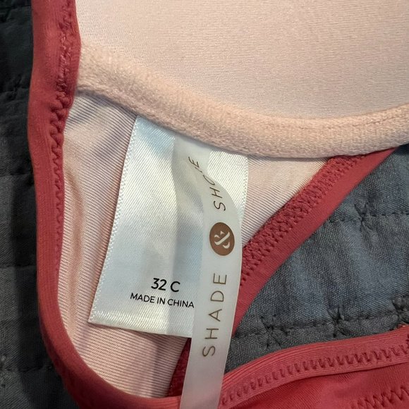 Shade and Shore Target 32C Women Rose Crochet Underwire Push Up Bikini Swim Top - Picture 4 of 6